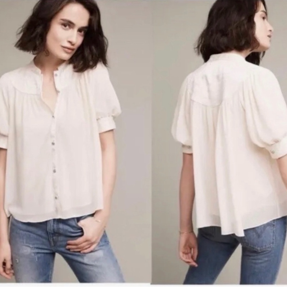 Moulinette Sours
Moulinette Sours Colline blouse
Anthropologie